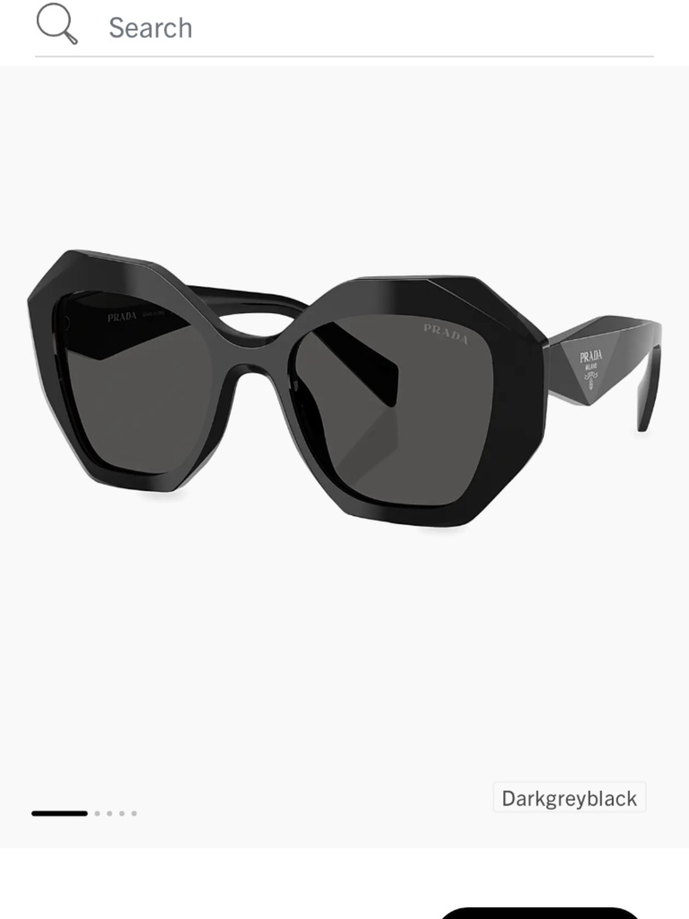 Like new Prada geometric sunglasses